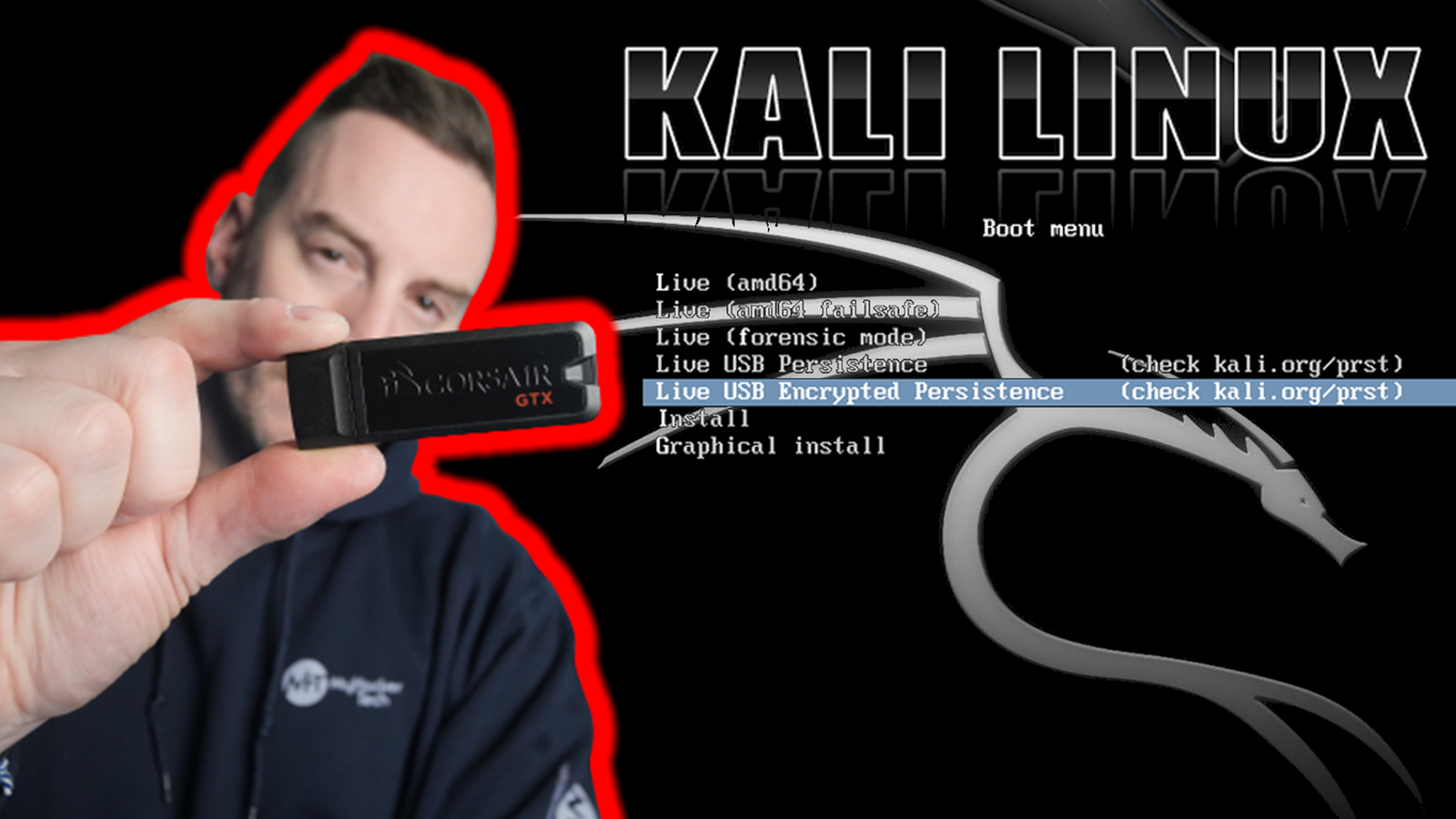 Kali Linux USB Encrypted Persistence